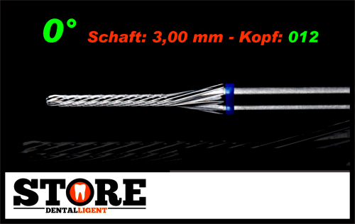 Artikelbild des Artikels “#11 - 0° - Feinfräser - 3,00 mm Schaft - 0,12 Kopf - blau/grob “