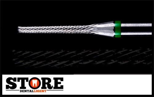 Product image of the product “#15 - 1° - Cone milling cutter according to Michael Anger - fine milling - 0,16 for 3 mm shank - green / middle ”