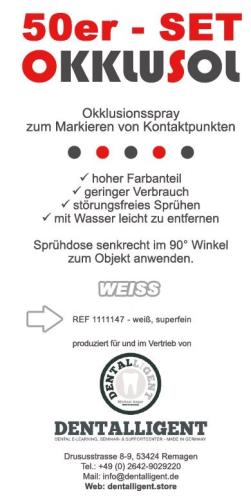 Product image of the product “Okklusol Spray - WEISS - superfein - 50er ”