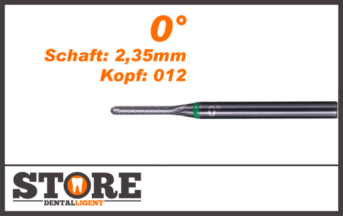Artikelbild des Artikels “#05 - 0° - Feinfräser - 2,35 mm Schaft - 0,12 Kopf - grün/mittel “