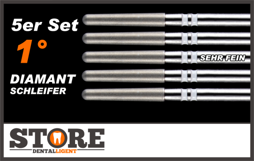 Product image of the product “1° - Diamond grinder recommended by Michael Anger turbine - WHITE = VERY FINE - SET OF 5 ”