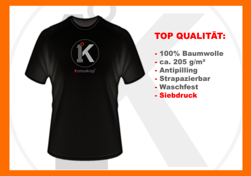 Product image of the product “KONUSKOP T-SHIRT BLACK ”
