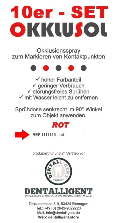 Artikelbild 1 des Artikels “Okklusol Spray - ROT - 10er “