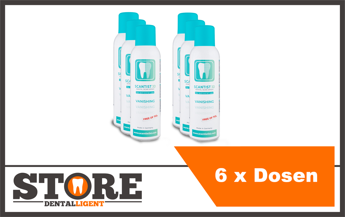 Artikelbild 1 des Artikels “Dental Scan-Spray - SCANTIST 3D vanished - 6er Pack “