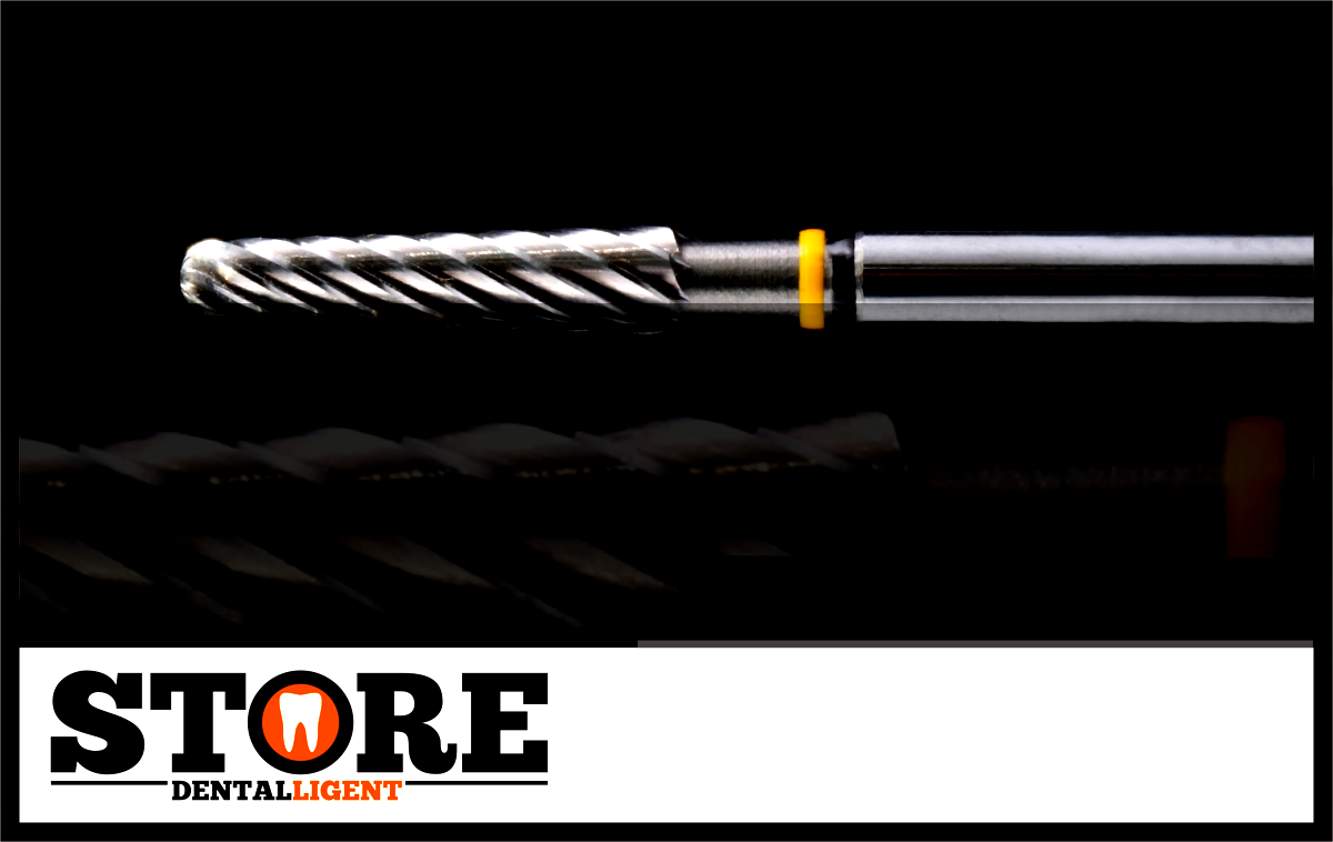 Artikelbild 1 des Artikels “#10 - 1° - Konusfräser - 2,35 mm Schaft - 0,29 Kopf - gelb/schwarz mittel grob “