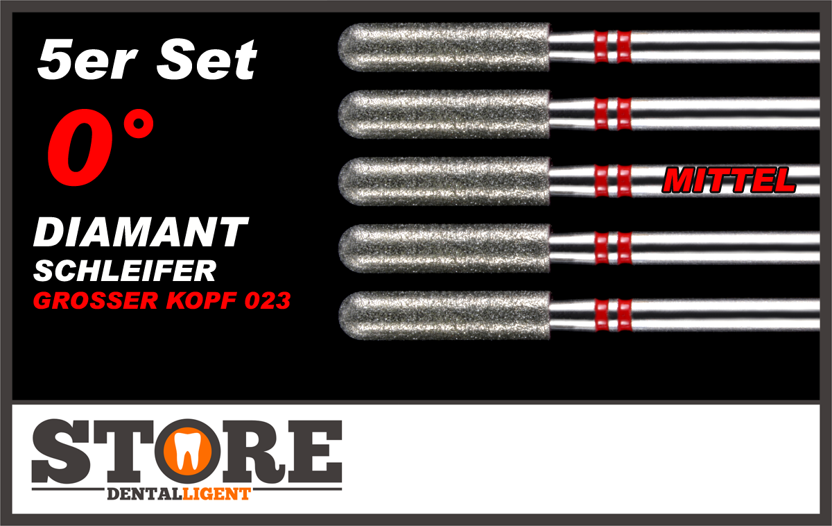 Product image 1 of the product “0° - Diamond grinder recommended by turbine according to Michael Anger - SET ACCESSORIES -  BIG HEAD 023 ”