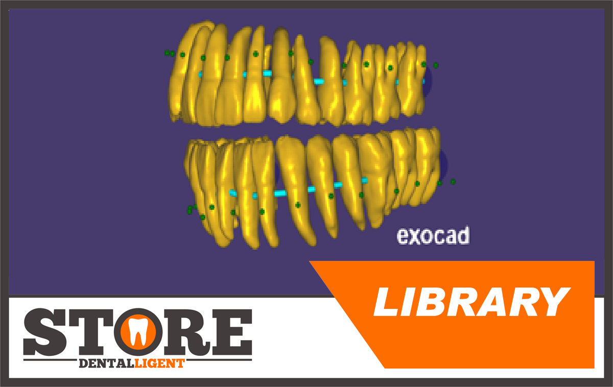Product image 1 of the product “Complete library of root teeth for exocad ”
