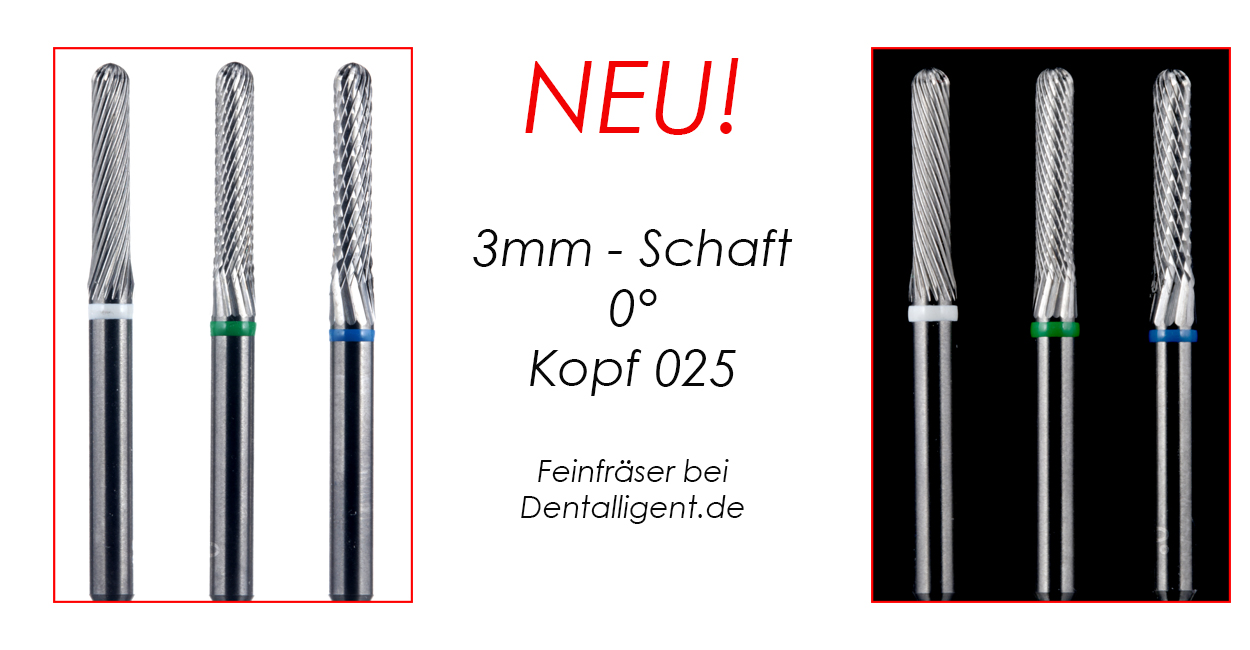 Product image 2 of the product “0° - Fine milling cutter - HEAVY-BLUE - 3,00 shank - Head 025 ”