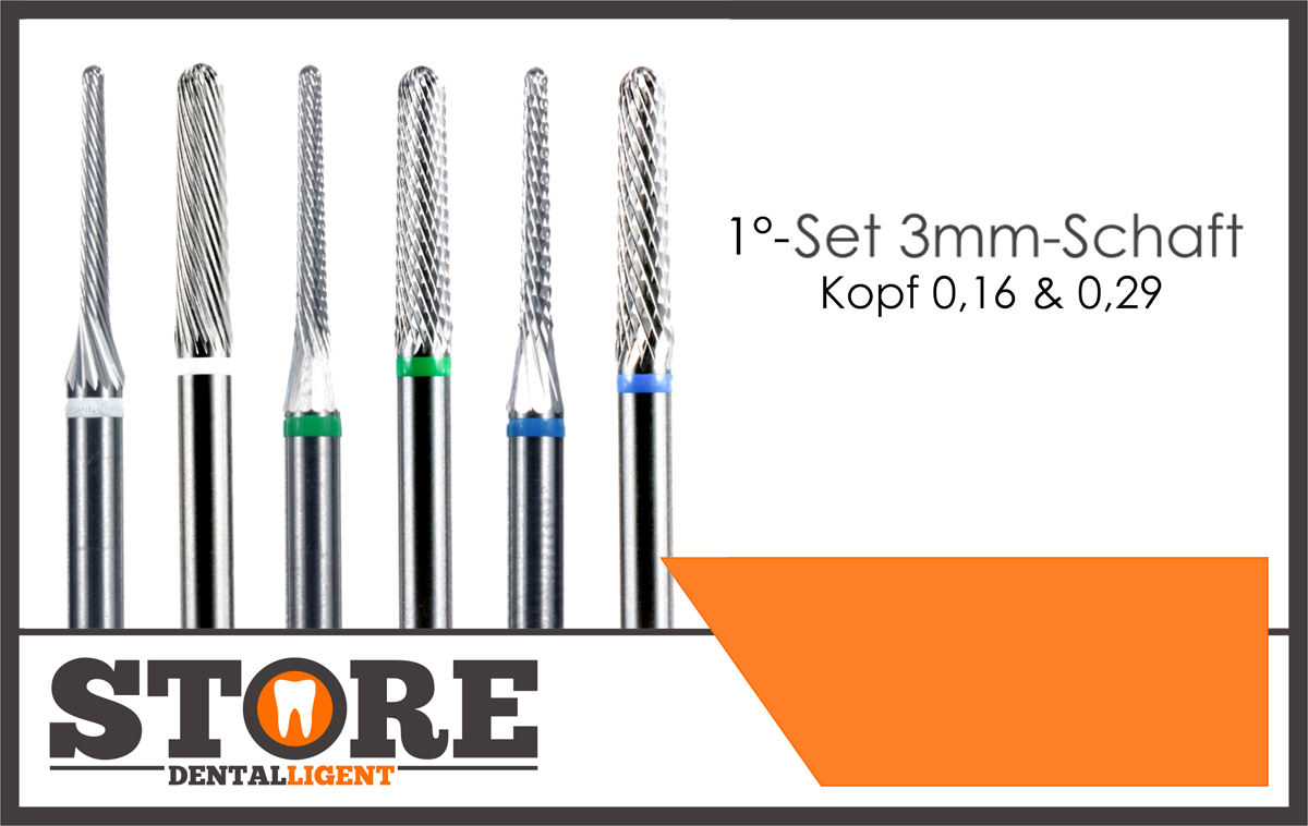 Product image 2 of the product “1° - Konus milling cutter SET - 3,00 shank - 0,29 & 016 head ”