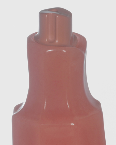 Product image 3 of the product “single stump model including abutment / primary telescope in PINK PEEK for presentations and friction–test. ”