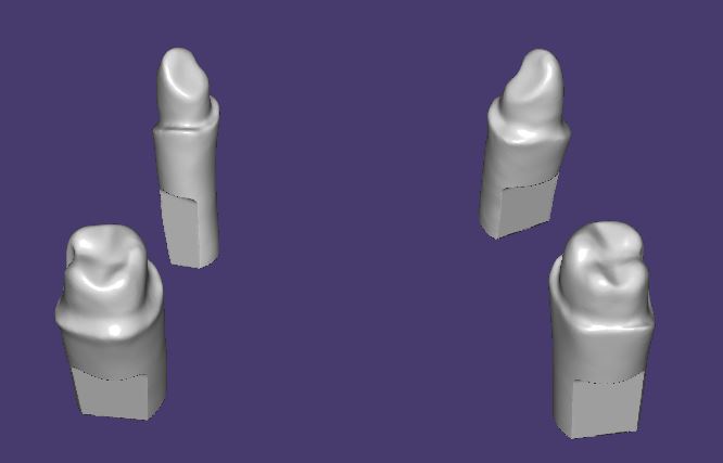 Product image 4 of the product “OK model T2-printed plastic with 4 removable dies ”